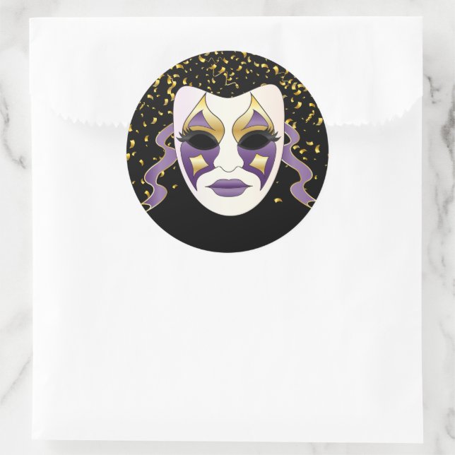 Mardi Gras Sticker (Bag)