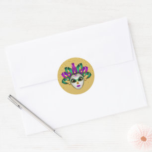 Mardi Gras Sticker