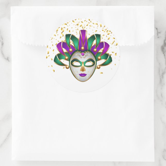 Mardi Gras Sticker (Bag)