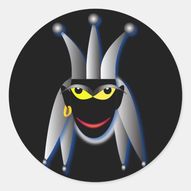 Mardi gras stickers (Front)