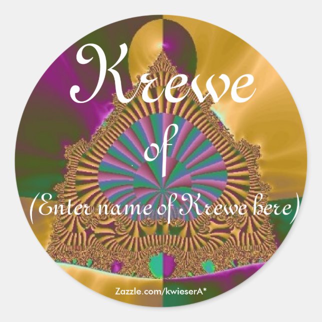 Mardi Gras Stickers (Front)