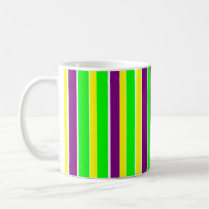Mardi Gras Stripes Coffee Mug