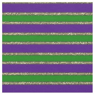 Mardi Gras Stripes Fabric