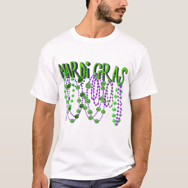 Mardi Gras T-shirts, Hoodies, Beer Mugs T-Shirt (Front)