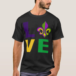 Mardi Gras tee I Love Mardi Gras Gift For Fat Tues