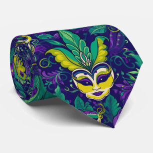 Mardi Gras The MasquerTie Tie