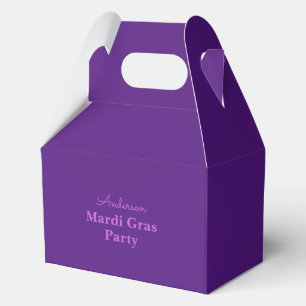 Mardi Gras Theme Party Favour Box