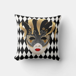 Mardi Gras Throw Pillow