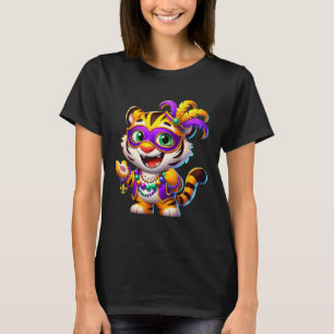 Mardi Gras Tiger Costume Animal New Orleans Party  T-Shirt