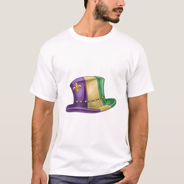 Mardi Gras Top Hat Illustration  (Front)
