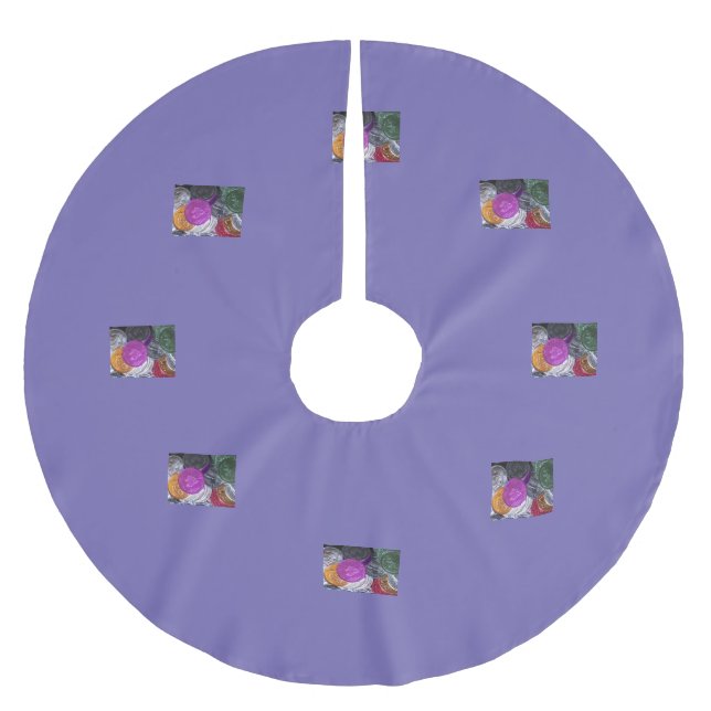 Mardi Gras Tree Skirt (Front)