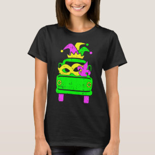 Mardi Gras Truck Carnival Parade Masquerade Party T-Shirt