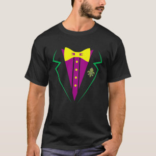 Mardi Gras Tux Party Celebration Costume NOLA T-Shirt