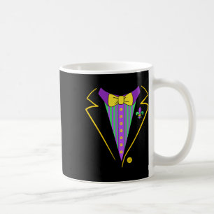 Mardi Gras Tuxedo Suit For New Orleans Costume Mas Coffee Mug