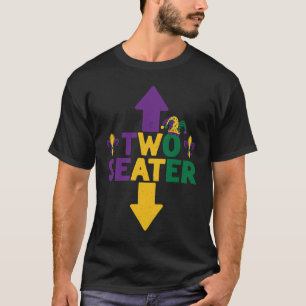 Mardi Gras Two Seater Adult Humor Mardi Gras Men T-Shirt
