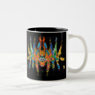 Mardi Gras Two-Tone Coffee Mug