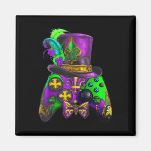 Mardi Gras Video Game Controller E sport for kids Magnet
