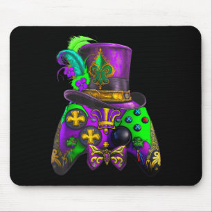 Mardi Gras Video Game Controller E sport for kids  Mouse Pad