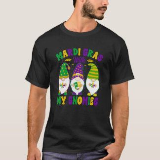 Mardi Gras With my Gnomies celebrations parade par T-Shirt
