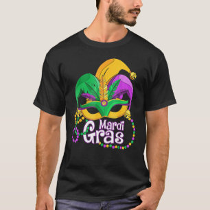 Mardi Gras  Women Men Flamingo Carnival Costume T-Shirt