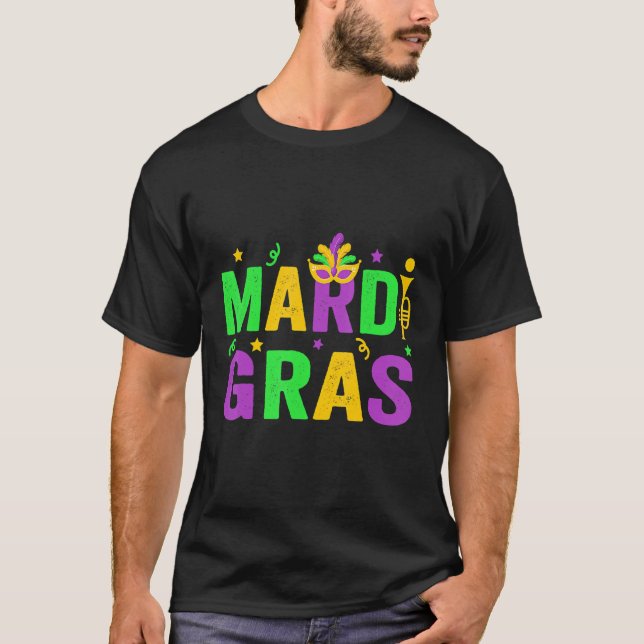 Mardi Gras  Women Men Mardi Gras Kids Mardi Gras B T-Shirt (Front)