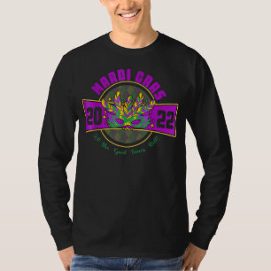 Mardi Gras Y2022 Funny Mardi Gras Carnival Mask T-Shirt