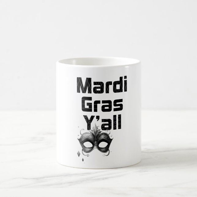 Mardi Gras Y'all Coffee Mug (Center)