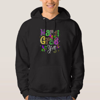 Mardi Gras Yall New Orleans Party  Boys Girls Hoodie