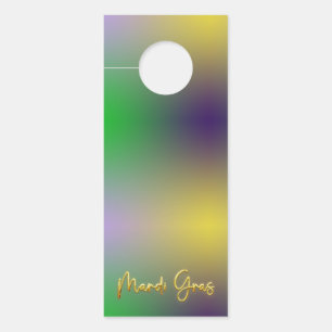 Mardi Gras Yellow, Purple, Green Door Hanger