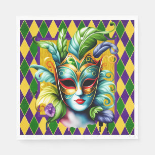 Mardi Grass Party Napkin