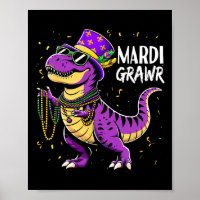 Mardi Grawr Dinosaur Boys Kids Toddler Funny Mardi