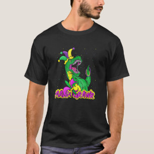 Mardi Grawr Dinosaur T Rex Kids Boys Toddler T-Shirt