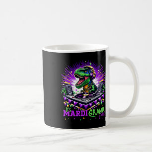Mardi Grawr Trex Dino Dj Costume Toddler Boy Kids  Coffee Mug