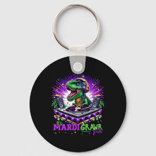 Mardi Grawr Trex Dino Dj Costume Toddler Boy Kids  Key Ring