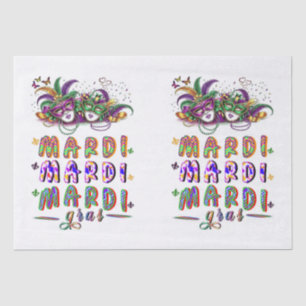 Mardi Mardi Mardi Gras Tissue Paper
