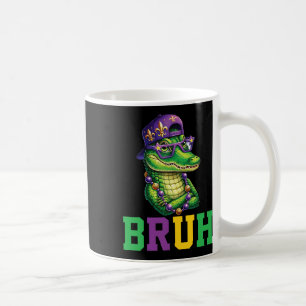Mardigator Alligator Bruh Mardi Gras Costume Teens Coffee Mug