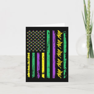 Mardigator Alligator Usa American Flag Alligator M Card
