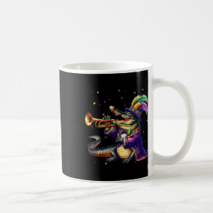 Mardigator Mardi Gras Alligator Costume Men Women Coffee Mug