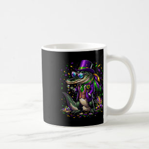 Mardigator Mardi Gras Alligator Costume Men Women Coffee Mug