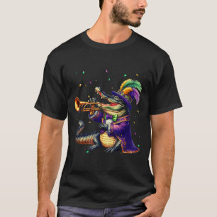 Mardigator Mardi Gras Alligator Costume Men Women T-Shirt