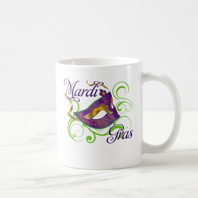 MardiGras Coffee Mug (Right)