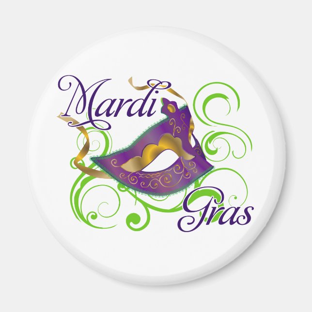 MardiGras Magnet (Front)