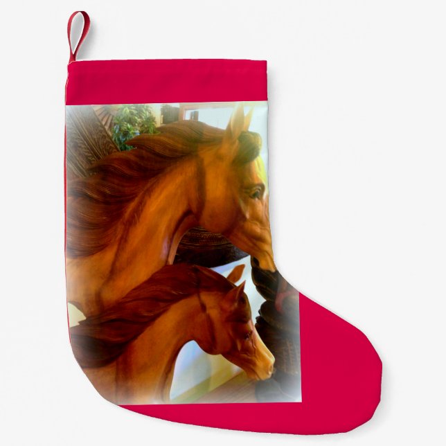 mare and pony christmas stocking (Front)