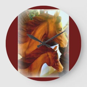 mare and pony clock
