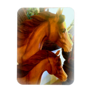 mare and pony photo magnet