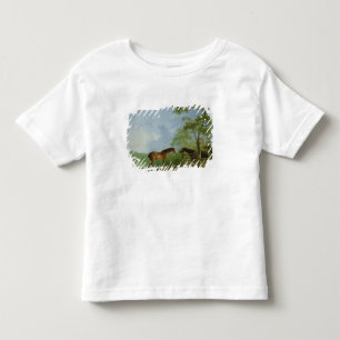 Mare and Stallion in a Landscape Toddler T-Shirt