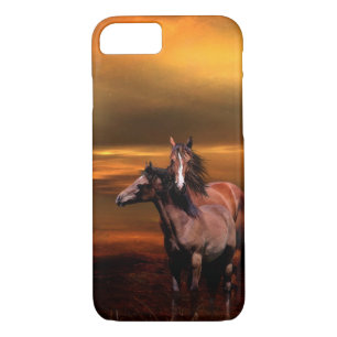 Mare and young horse iPhone 8/7 case