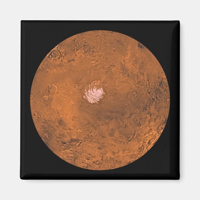 Mare Australe region of Mars Magnet (Front)