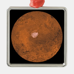 Mare Australe region of Mars Metal Ornament