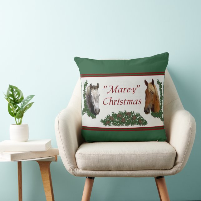 Mare-y Christmas Cushion (Chair)